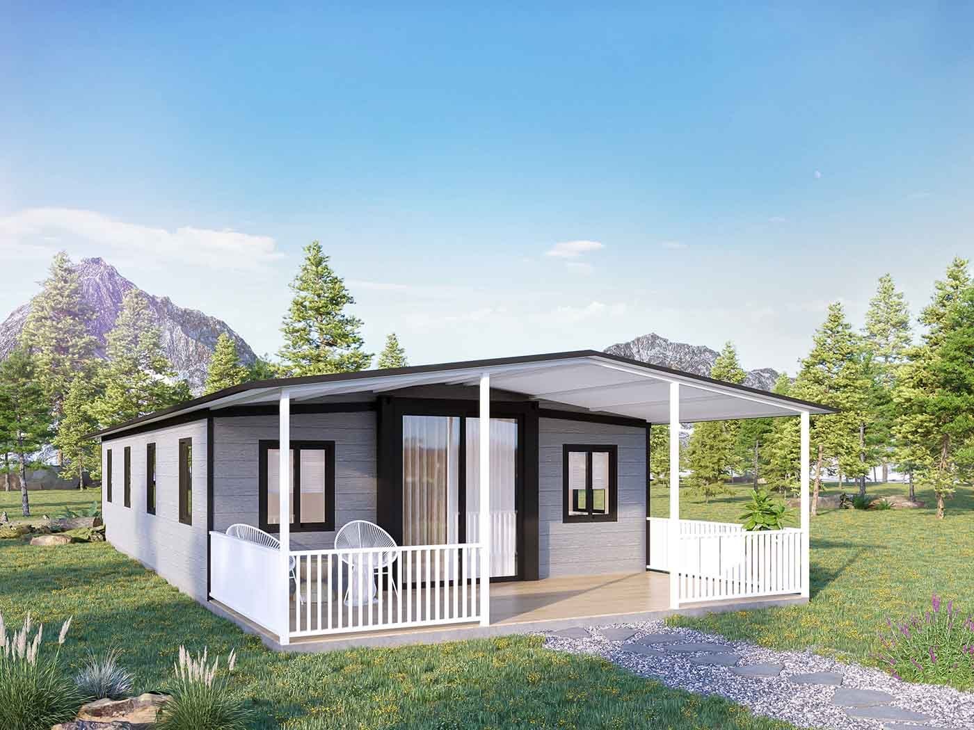 Mobile 40ft expandable prefab container house