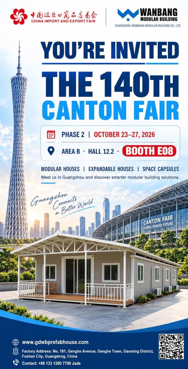 Wanbang booth poster for the 140th Canton Fair Phase 2, Area B Hall 12.2 Booth E08